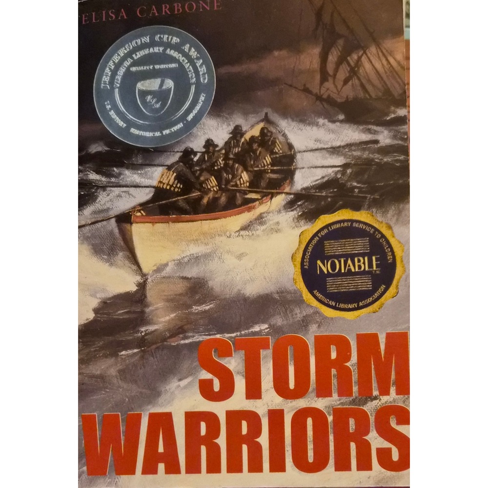 Storm Warriors by Elisa‎ Carbone 2001 Historical Fiction Paperback Book